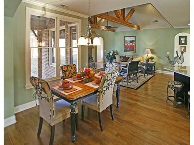 View from Breakfast area into amazing hearth room 