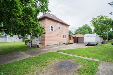 east side of house