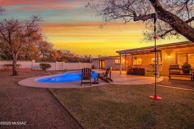 Large backyard