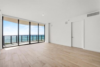Open living space with ocean views