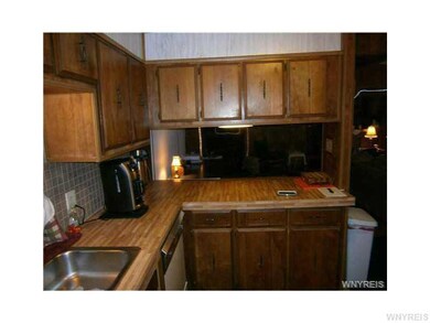 Kitchen. Lots of counterspace and cabinetry. Also 