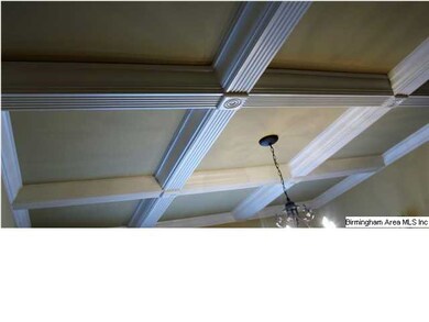 Coffered Ceiling In Dining Room
