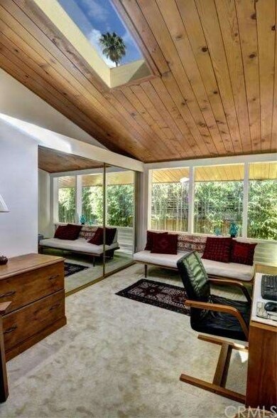 Check out the view thru the skylight.