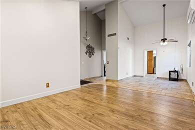 MOHAWK wood-look laminate flooring in living room