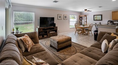 First Floor Great Room is open to Kitchen and eati
