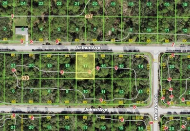 85' x 122' perfect sized lot for building. 