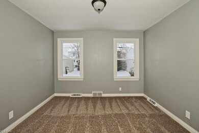 This flex space can be used as a family room or an