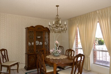 Formal dining, north facing windows.