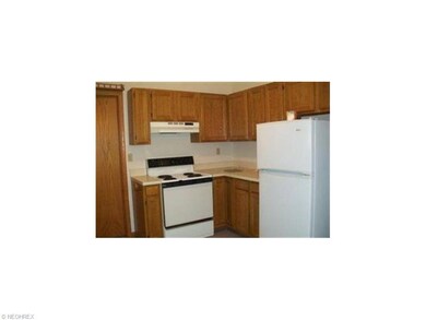 Oak cabinets throughout the kitchen