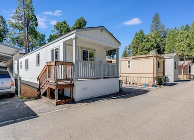 The stairs have recently been painted.