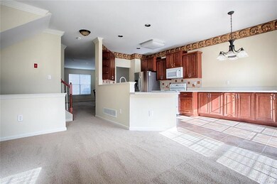 Open concept kitchen/family room