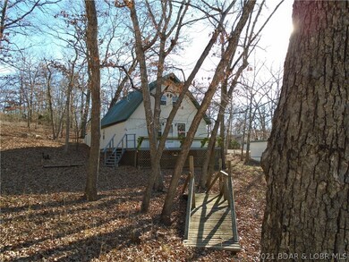 Distant view of the house
