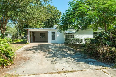 Oversized, shaded driveway
