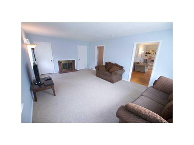 Family Room. Main floor family room with fireplace