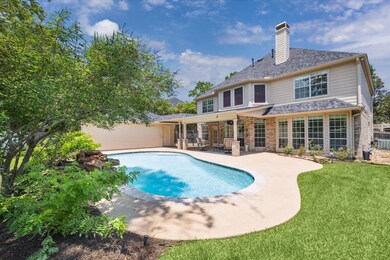Daytime view of the backyard