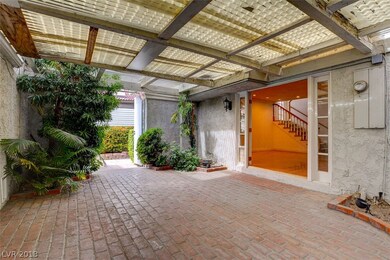 Covered Breezeway and French Door Entry