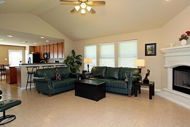 Another view looking.  This room offers a ceiling fan and plenty of room for your furniture.