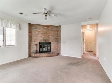 Living Room with Fireplace