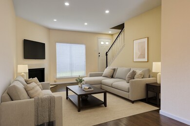 Virtually Staged Living room. Kickback and relax i