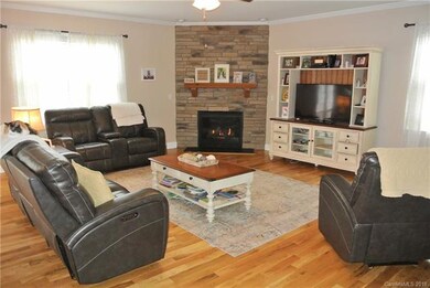 Living room off the kitchen