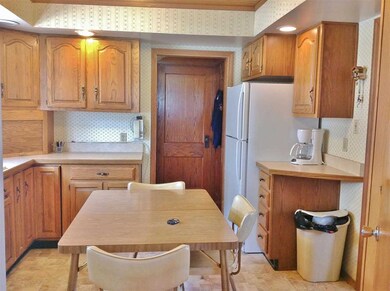 Large eat-in kitchen.