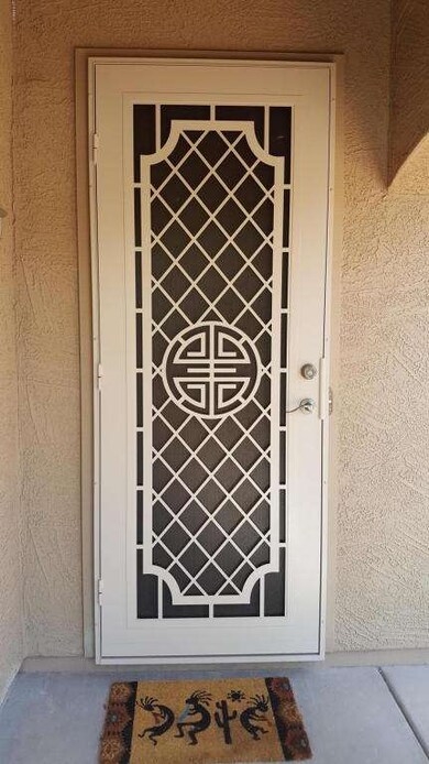 Front security door