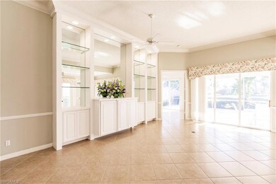 All tile throughout,  12 foot high ceilings in the