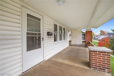 View of wooden porch