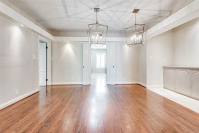 View of Dining Room from Living Room.