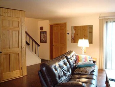Living Room Featuring sliding door to front patio 