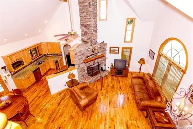 Bird's eye view of Open floor plan