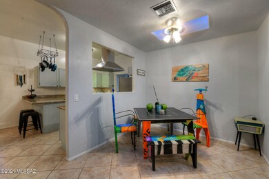 Separate dining area