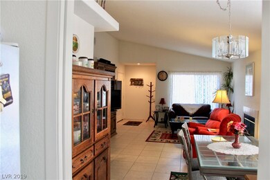 Kitchen adjoins the dining room and living room.