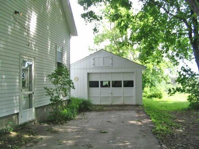 Garage. A single car garage and...