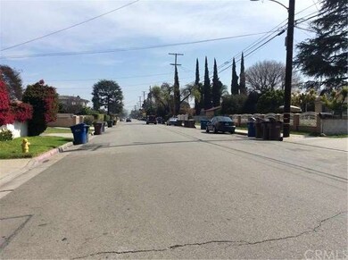 Street scene facing East.  Front of home faces Nor
