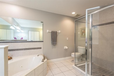 Glass shower area