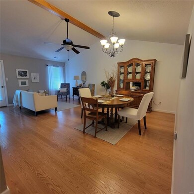 Beautiful open concept dining/living room