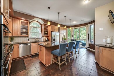 Modernized kitchen gives you built in service, wit