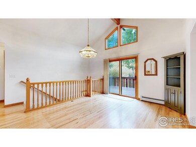 Deck access from the dining area makes it easy to entertain indoors and out.