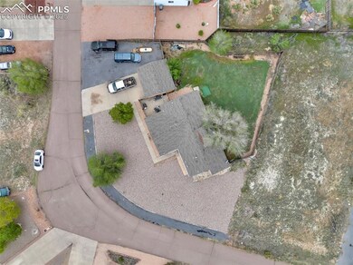 Aerial overview of property's location