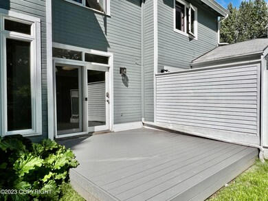 Sun soaked Trex deck