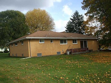 Exterior Back. Large Back Yard