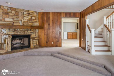Sunken living room - fireplace 1 of 2