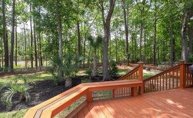 Back yard w Deck