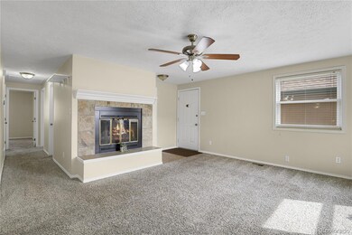 front entry and living room