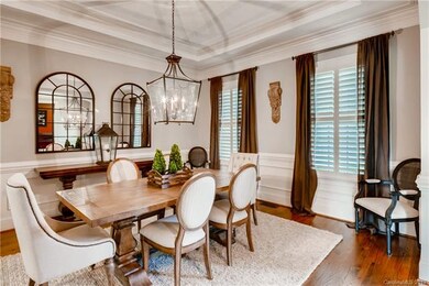 Formal dining area is large enough to accommodate 