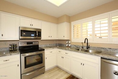 Kitchen ne cabinets and granite