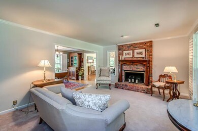Entering the living room from the front hall.