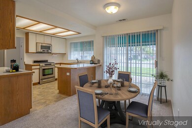 25 dining kitchen staged