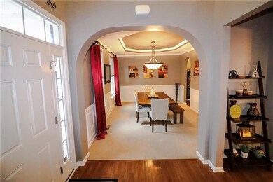 To the left off the beautiful foyer is the picturesque formal dining room, excellent for entertaining. 